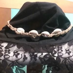 Cut Shell Chocker/ Ankle Braid